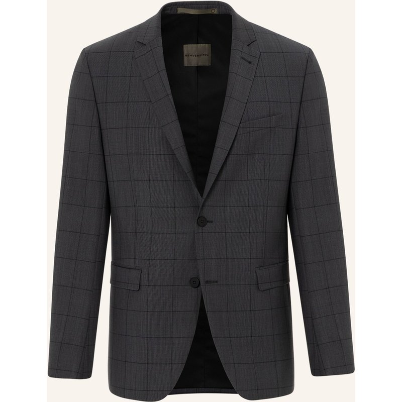 Benvenuto Anzugsakko Othello Slim Fit grau