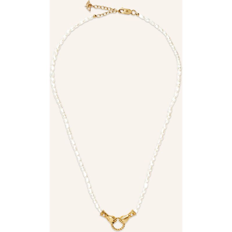 Missoma Kette Harris Reed In Good Hands Pearl By Glambou gold