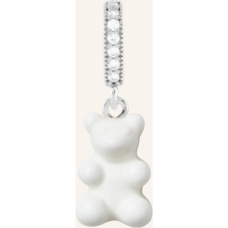 Crystal Haze Anhänger Powder Nostalgia Bear By Glambou weiss