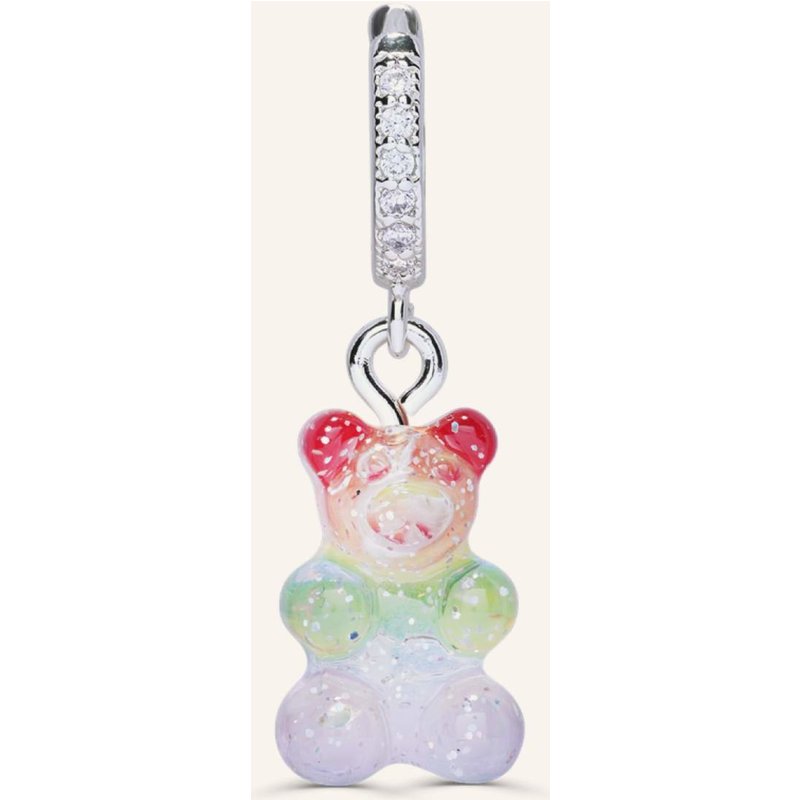 Crystal Haze Anhänger Rainbow Nostalgia Bear By Glambou gold