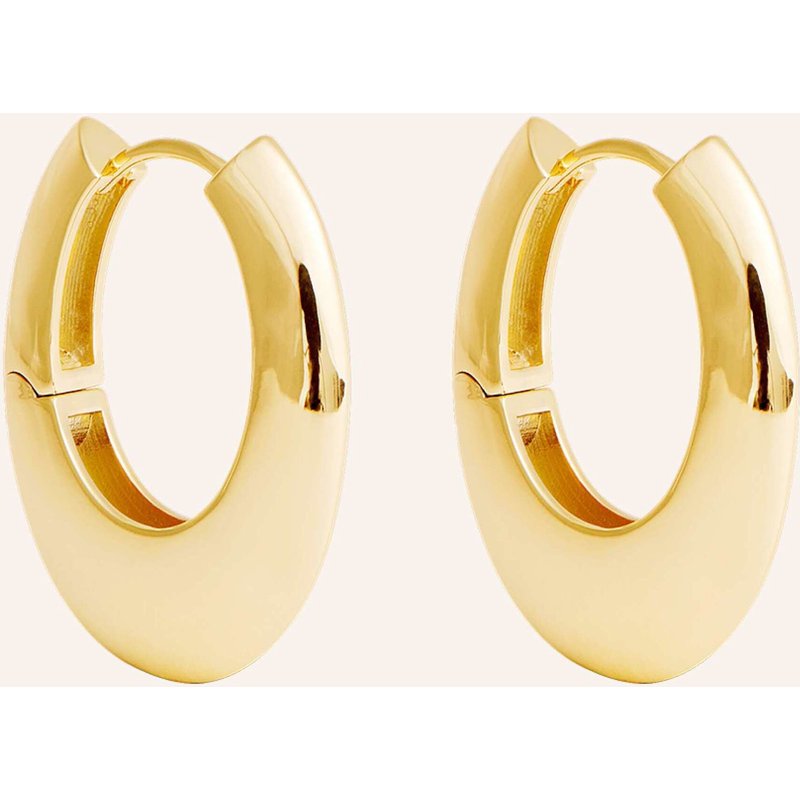 Pompidou Ohrhänger Medi Pebbles Hoops By Glambou gold