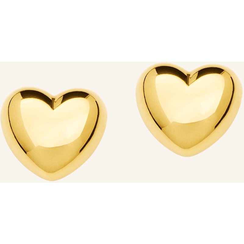Pompidou Ohrstecker Puffy Heart Medi By Glambou gold