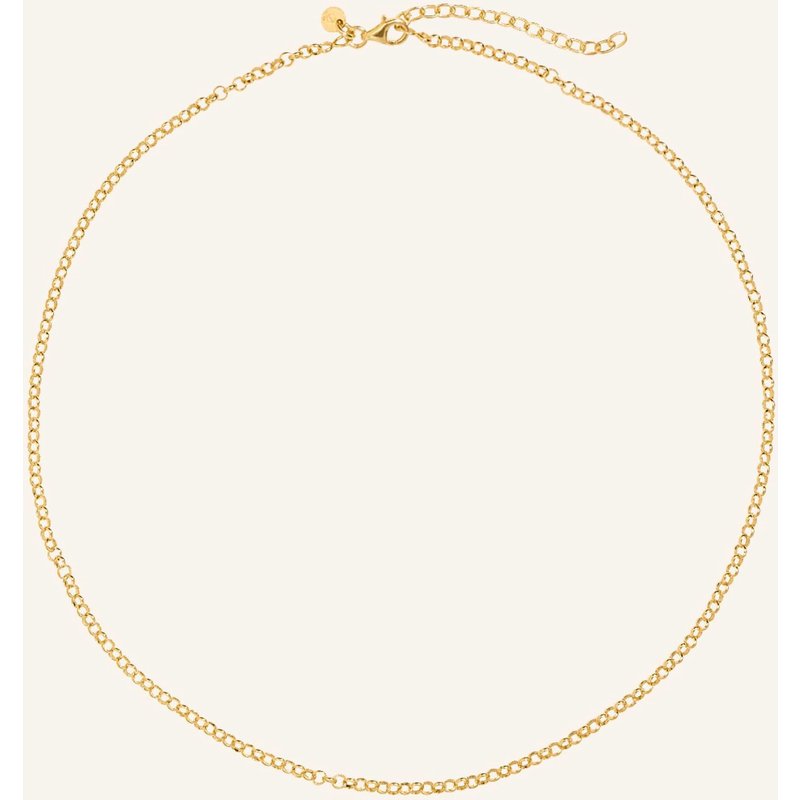 Pompidou Halskette Mini Rolo Circle By Glambou gold