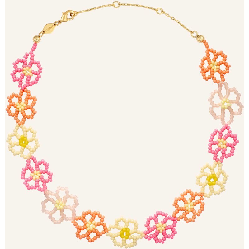 Anni Lu Halskette Blossom Soft Pink By Glambou pink