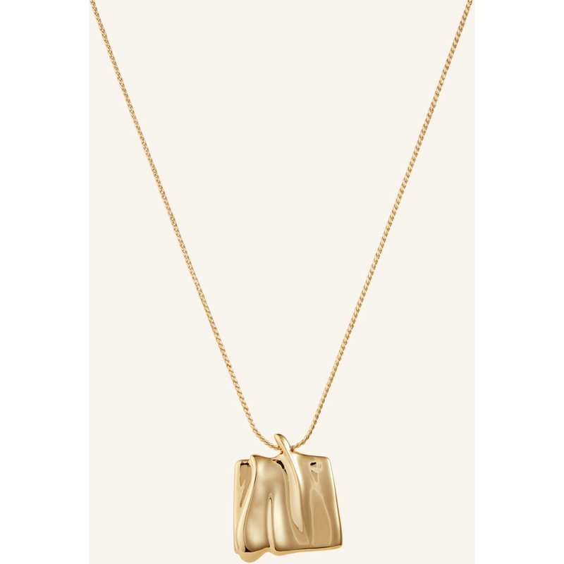 Jenny Bird Halskette Sundra Pendant Necklace Large By Glambou gold