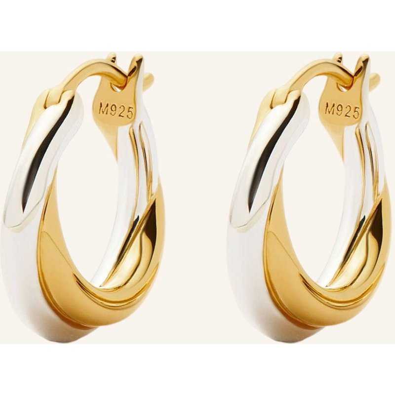 Missoma Creolen Lucy Williams Entwine Small Hoops By Glambou gold
