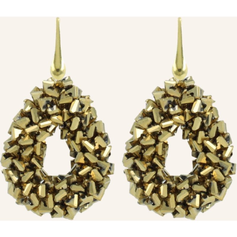 Lott.Gioielli Ohrhänger Marieke Metallic Gold By Glambou gold