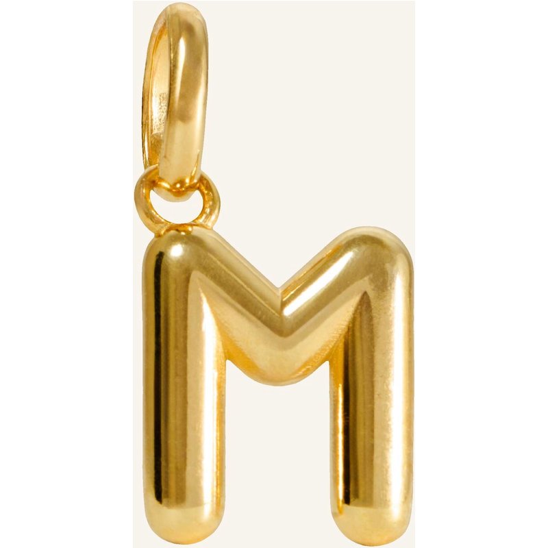 Pompidou Anhänger Puffy Letter M By Glambou gold