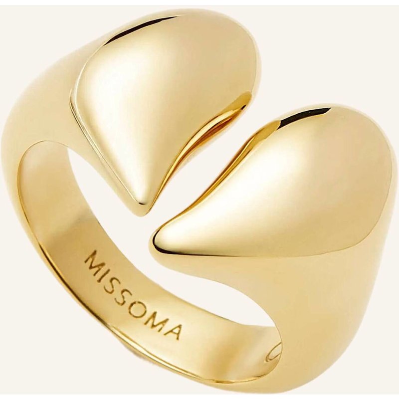 Missoma Ringe Molten Heartbreaker Ring By Glambou gold