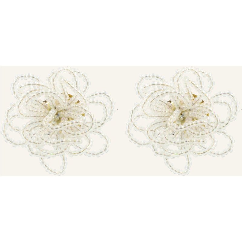 Lott.Gioielli Ohrhänger Maerle Knotted Earring S Holo White By Glambou gold