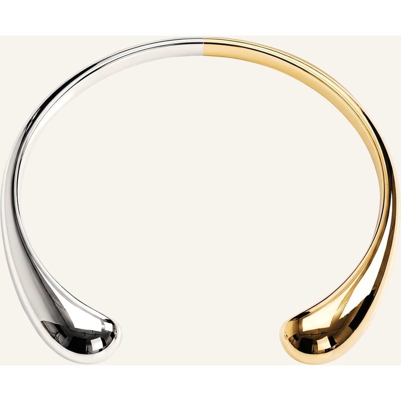 Pompidou Armreifen Chubby Embrace Cuff Two Tone By Glambou gold