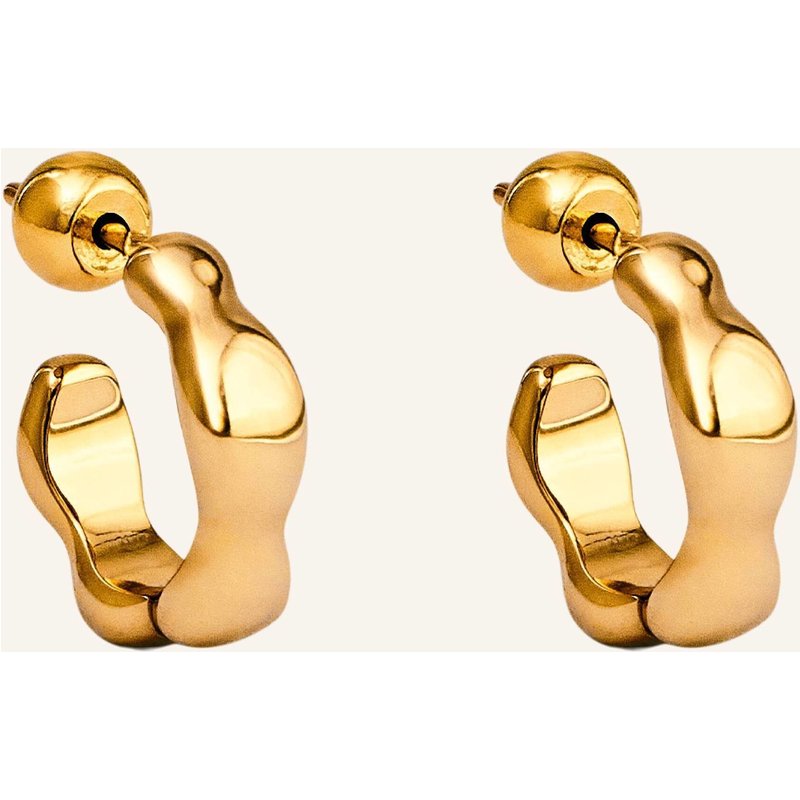 Pompidou Creolen Elena Flow Mini By Glambou gold