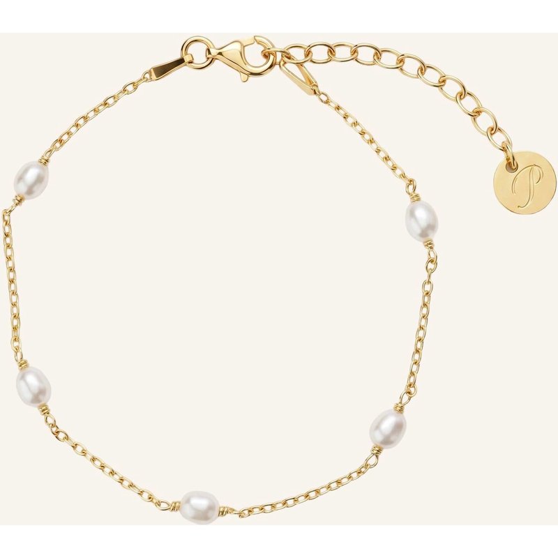 Pompidou Armbänder Elora Pearl By Glambou gold