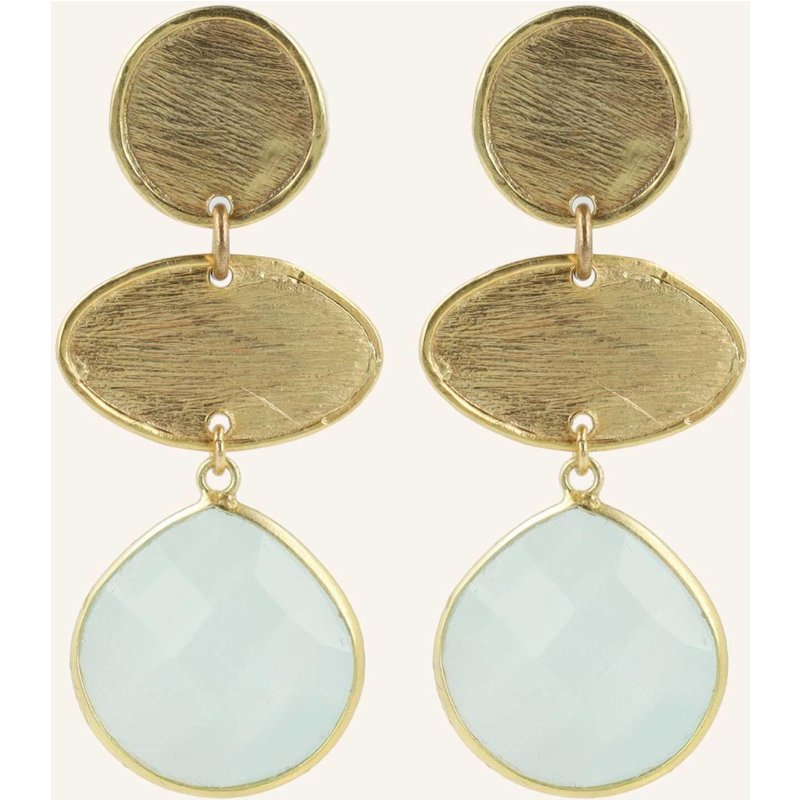 Lott.Gioielli Ohrhänger Camila Ce Qu Triple Element With Drop M Light Aqua By Glambou gold