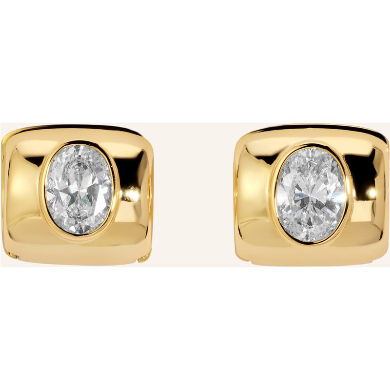 Lili Claspe Ohrstecker Lustre Hoops By Glambou gold