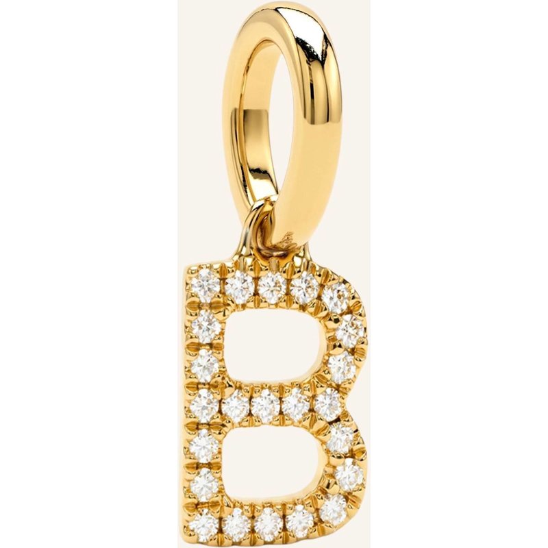 Juuls & Karats B Buchstabe Charm 00b By Glambou gold