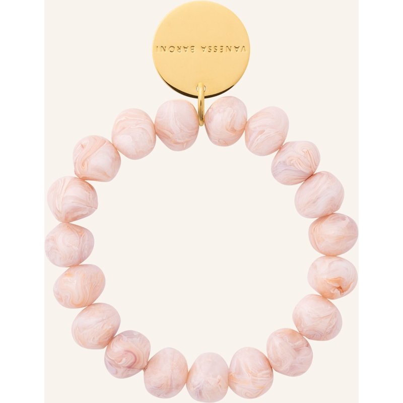 Vanessa Baroni Armbänder Mini Stone Flex Ivory Rose Marble By Glambou gold