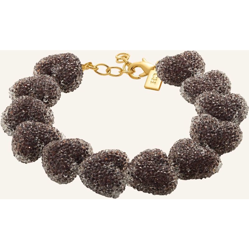 Crystal Haze Armbänder Jelly Heart Chocolate By Glambou gold