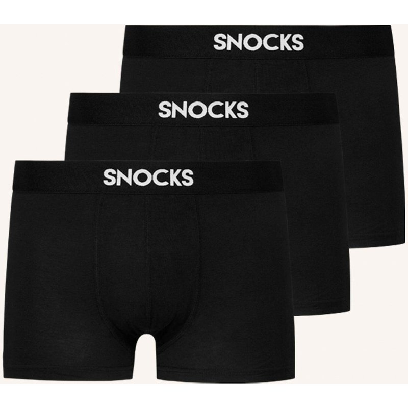 Snocks Boxershorts With Logo schwarz