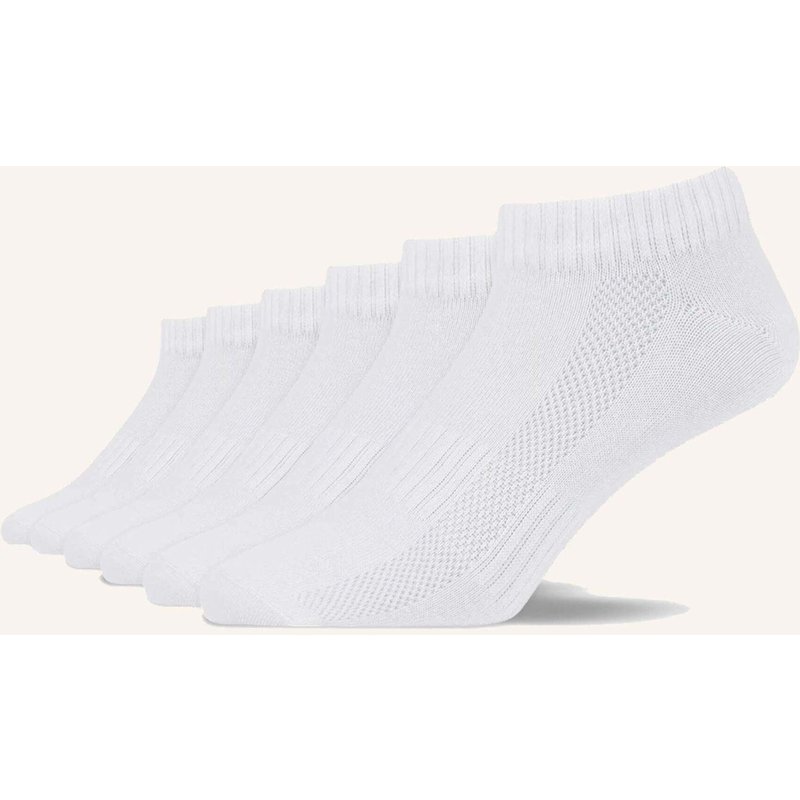 Snocks Quarter Socken weiss