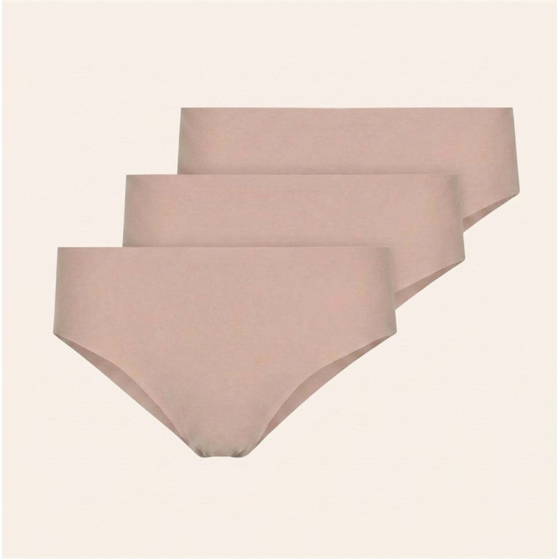 Snocks Microfiber High Waist Seamless Hipster beige