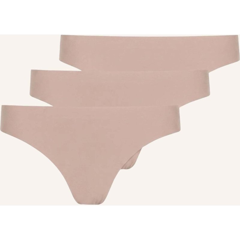 Snocks Microfiber Seamless Tanga beige