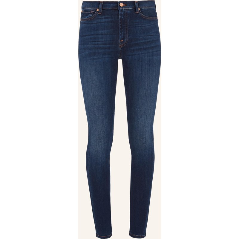 7 For All Mankind Jeans Hw Skinny Skinny Fit blau