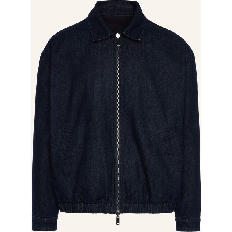 7 For All Mankind Reversible Bomber Jacket blau