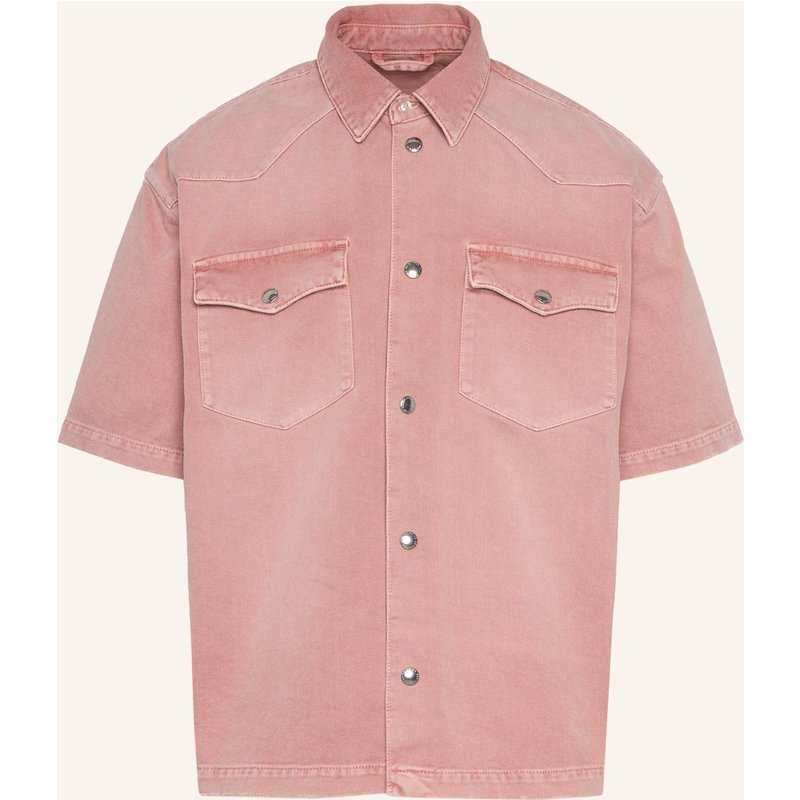 7 For All Mankind S/S Western Overshirt pink
