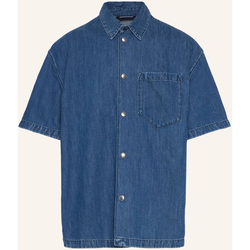 7 For All Mankind S/S Overshirt blau