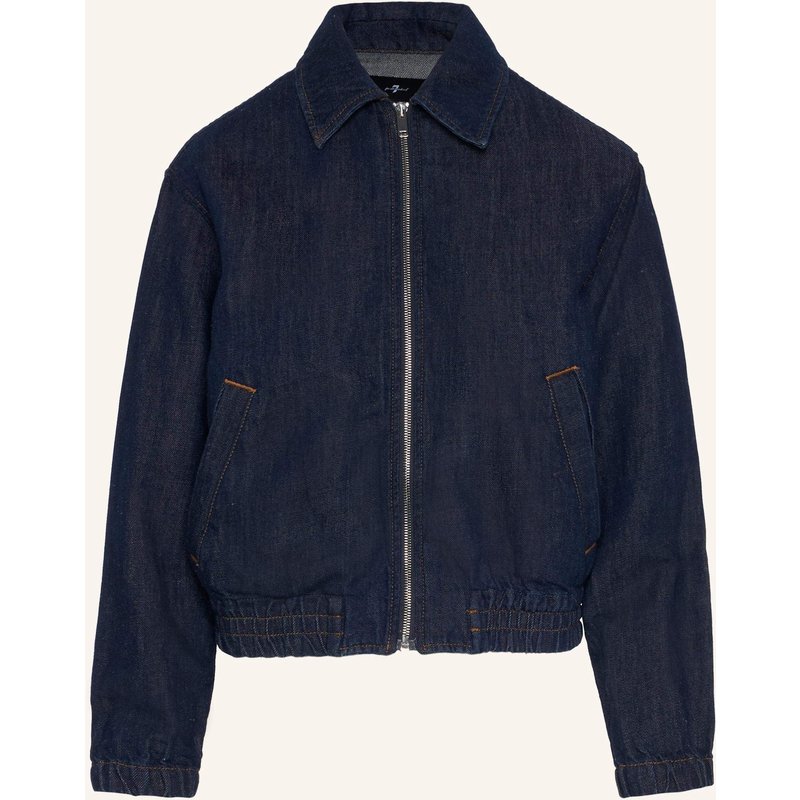 7 For All Mankind Bomber Jacket blau