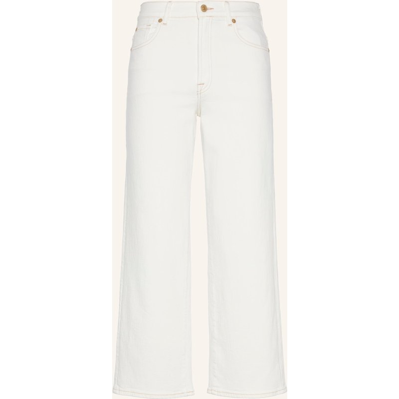 7 For All Mankind Jeans Straight Straight Fit weiss