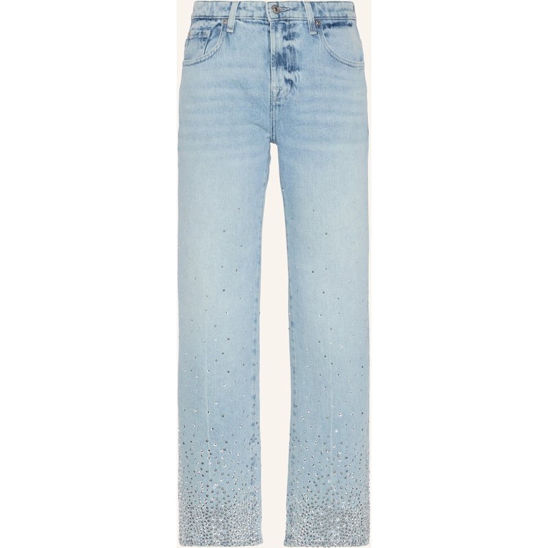 7 For All Mankind Jeans Straight Straight Fit blau