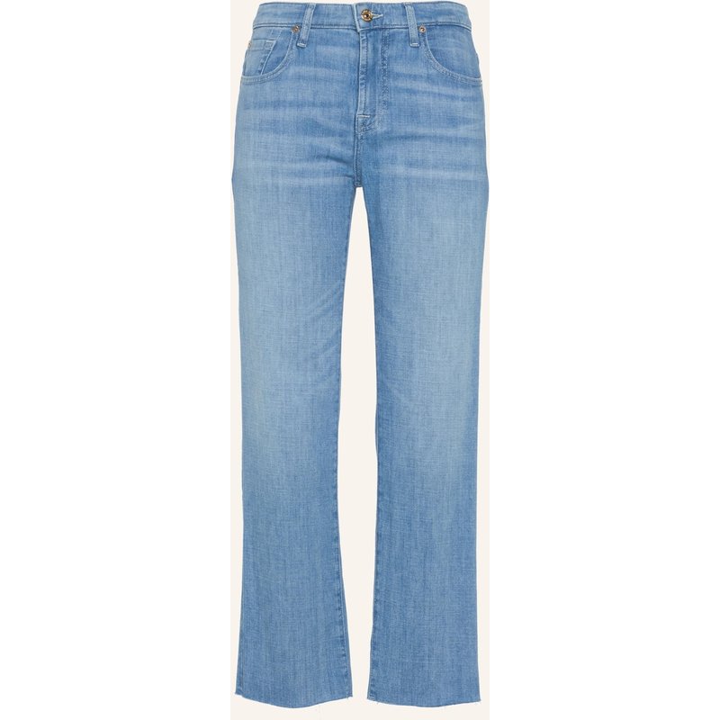 7 For All Mankind Jeans Straight Straight Fit blau