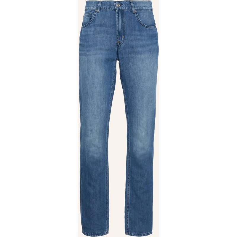 7 For All Mankind Jeans Straight Straight Fit blau