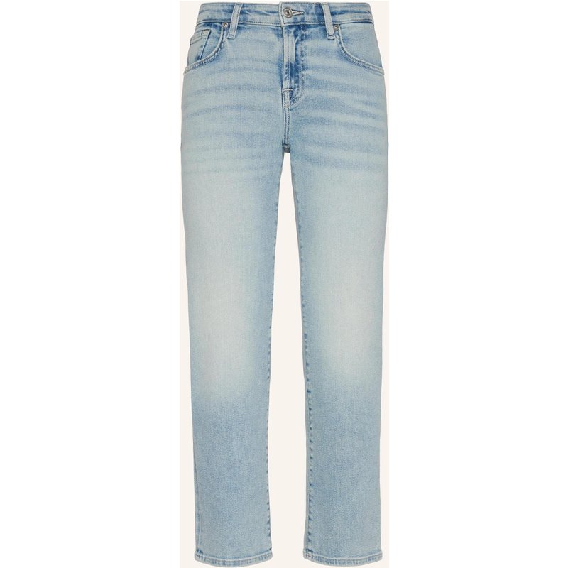 7 For All Mankind Straight Jeans Calie Straight Ankle blau