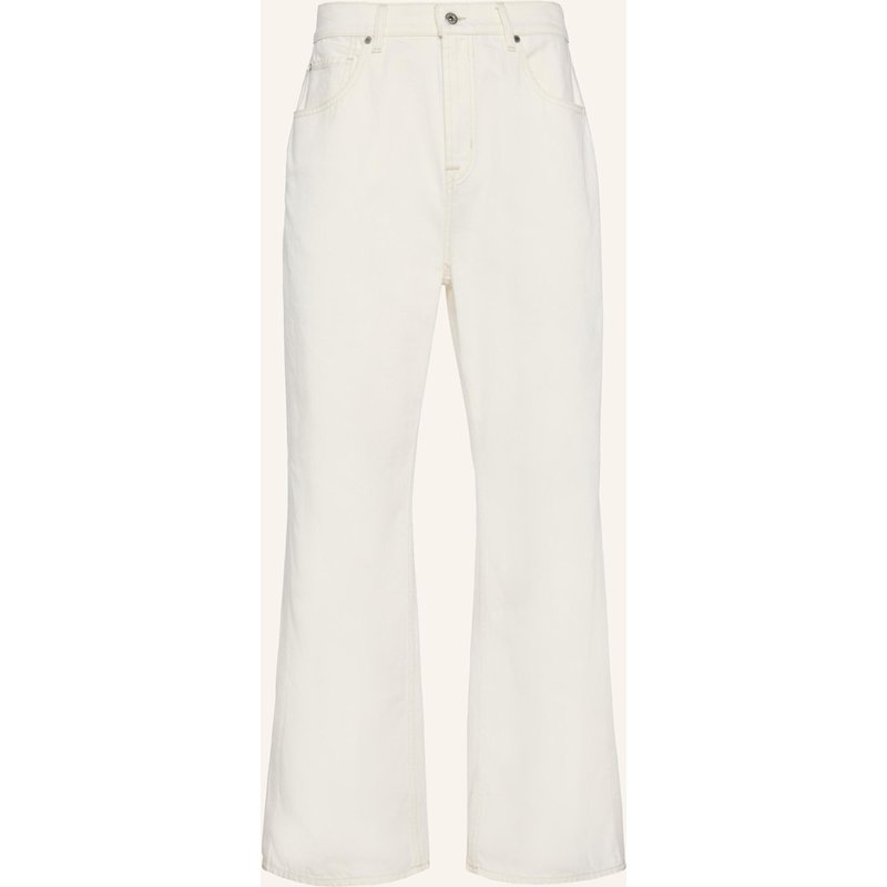 7 For All Mankind Pants Wide Leg Wide Leg Fit weiss