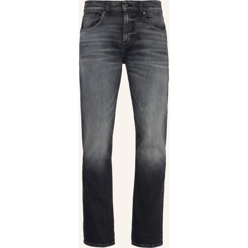 7 For All Mankind Jeans The Straight 32" Straight Fit schwarz