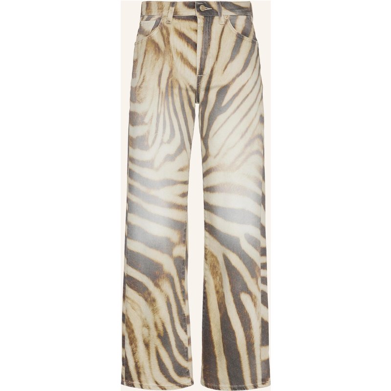 7 For All Mankind Jeans Stovepipe Straight Straight Fit beige