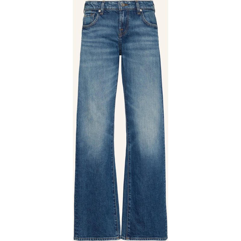 7 For All Mankind Jeans Low Straight Straight Fit blau