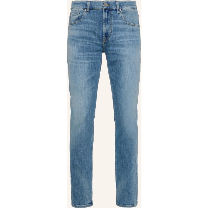 7 For All Mankind Jeans Slimmy Tapered Skinny Fit blau