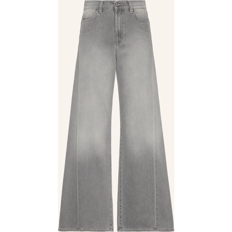 7 For All Mankind Jeans Lotta Tailorless Wide Leg Fit grau