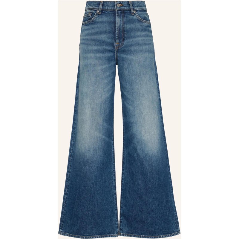 7 For All Mankind Jeans Lotta Tailorless Wide Leg Fit blau