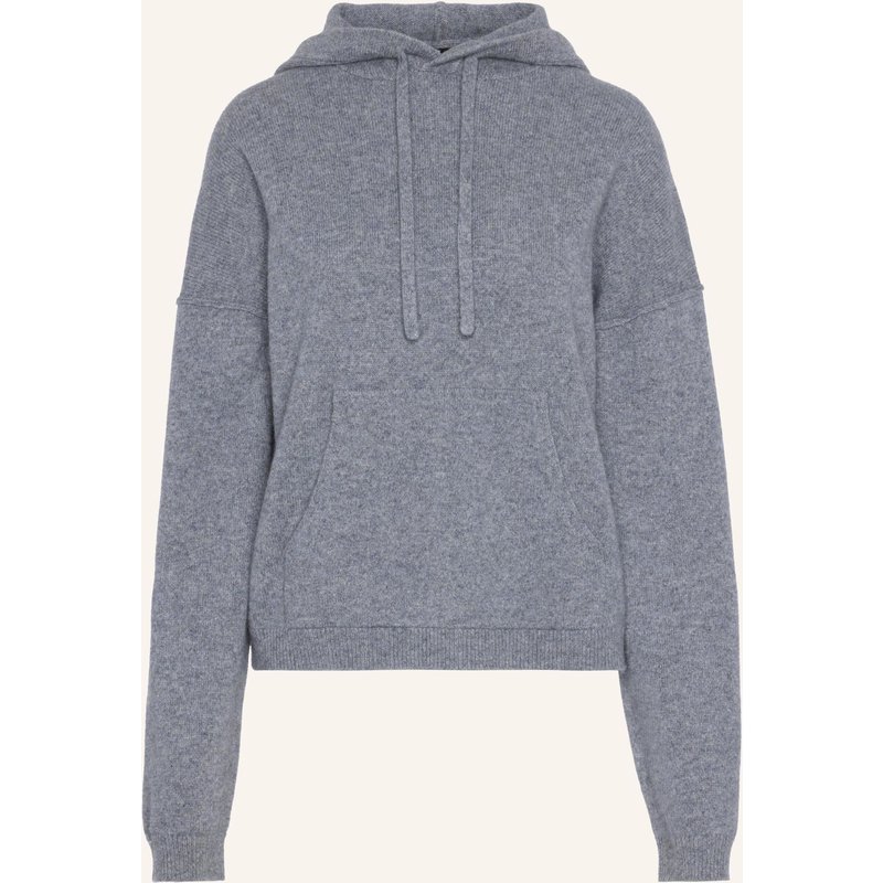 7 For All Mankind Knitted Cozy Hoodie grau