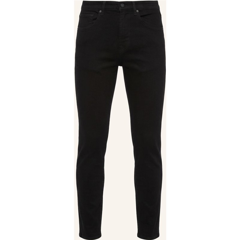 7 For All Mankind Jeans Slimmy Tapered Skinny Fit schwarz