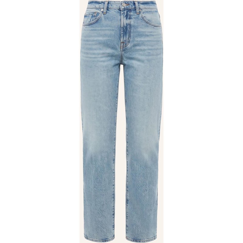 7 For All Mankind Straight Jeans Tess Trouser blau