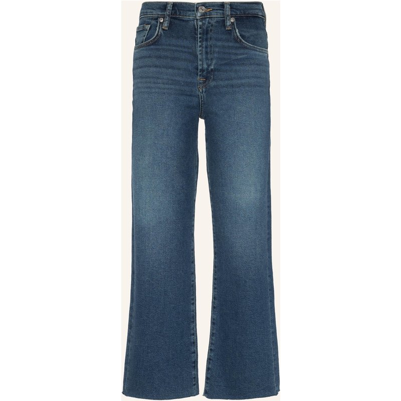 7 For All Mankind Jeans Cropped Alexa Straight Fit blau