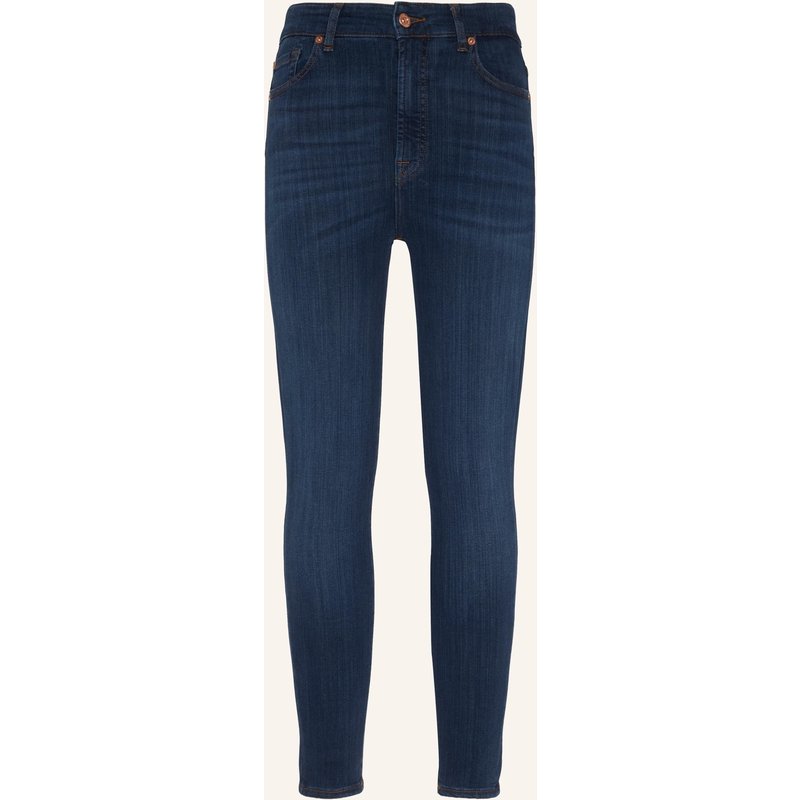 7 For All Mankind Skinny Jeans Aubrey blau