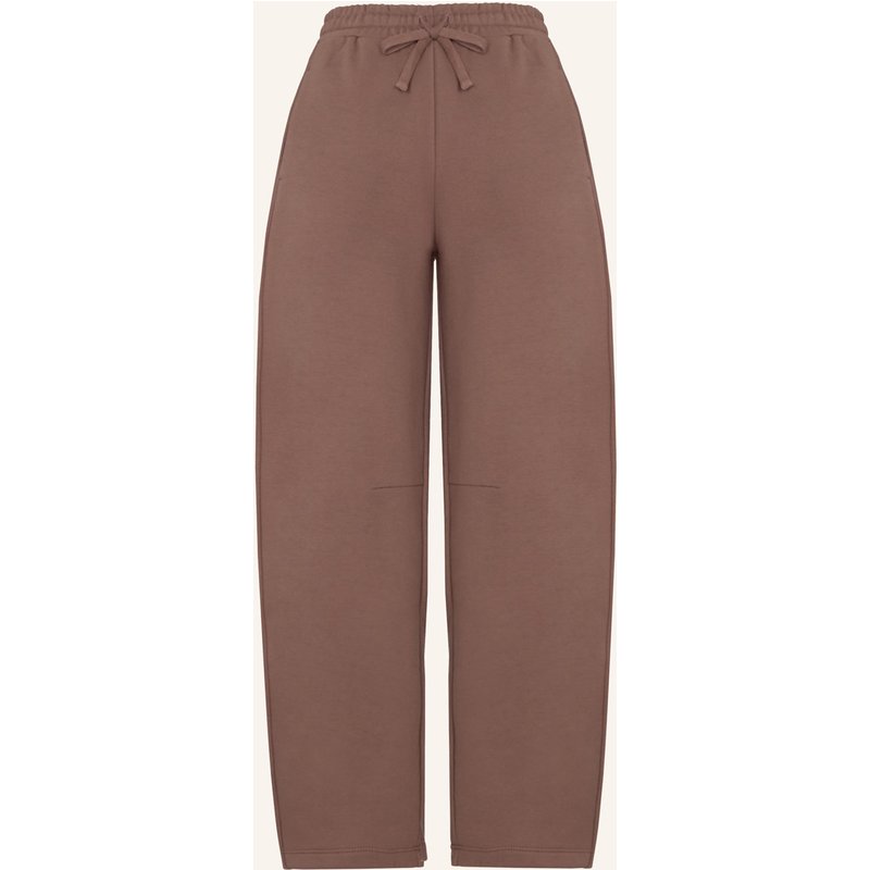 Hunkemöller Schlafhose Brushed Sweat braun