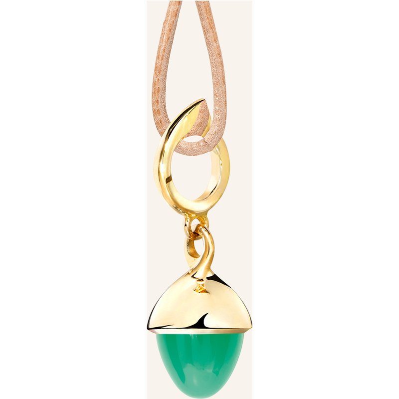 Tamara Comolli Anhänger Pendant Mikado Flamenco Chrysoprase 18k Gelbgold gold